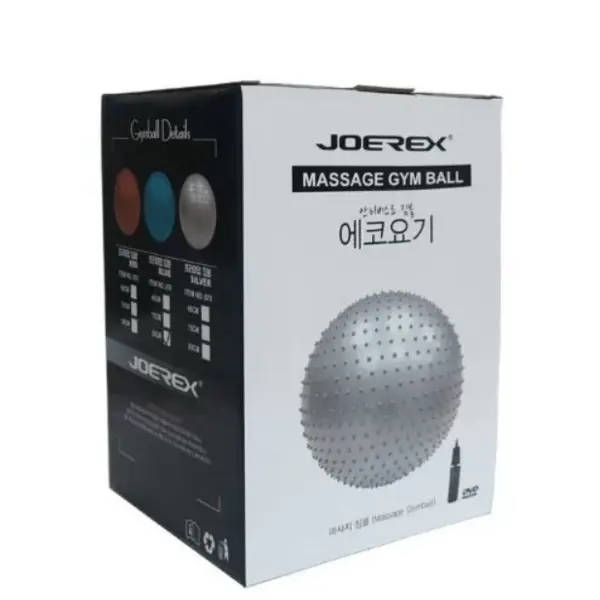 توپ جیم بال خاردار JOEREX کد MF-078 قطر 75 سانتی متر 4 توپ جیم بال خاردار JOEREX کد MF-078 قطر 75 سانتی متر